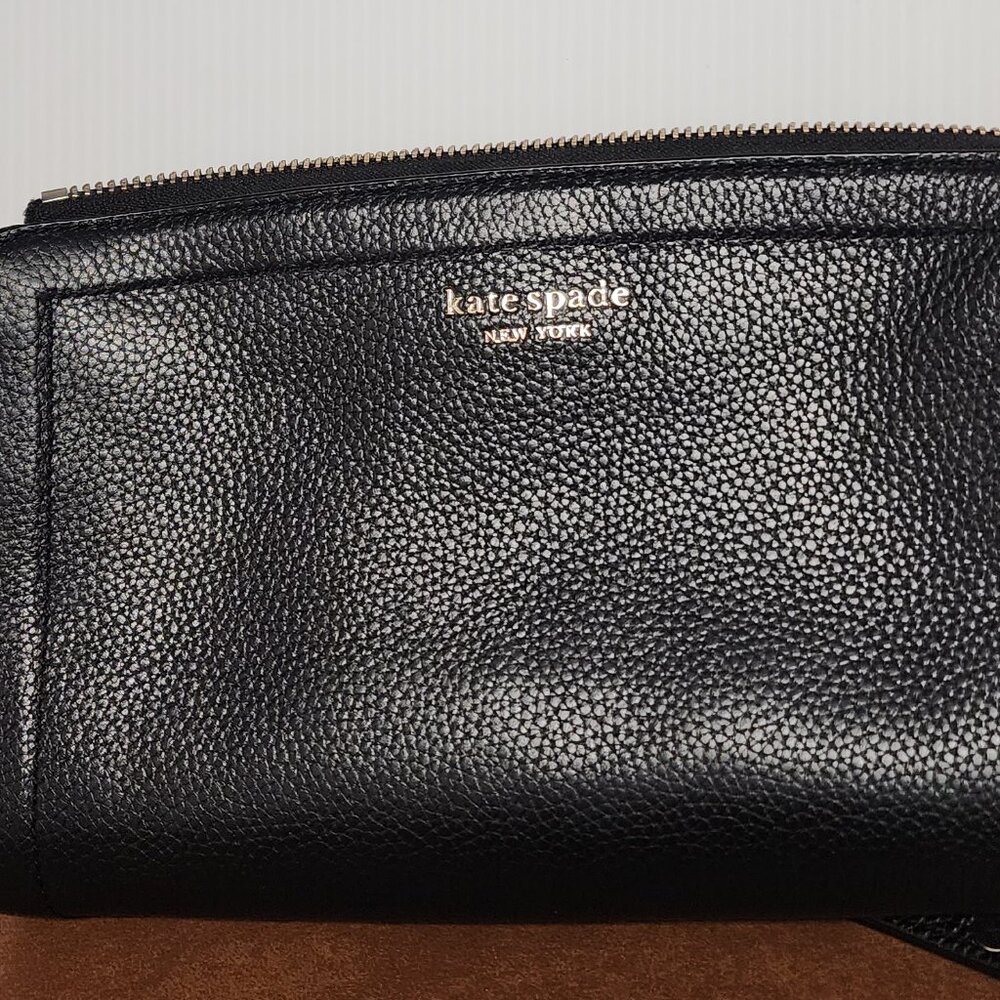 Kate Spade black crossbody leather handbag